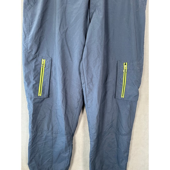 Nike Mens Parachute Pants XL Blue Cargo Pockets Vintage Y2K - Picture 3 of 12